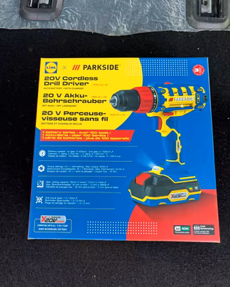 Trapano avvitatore Parkside. Edizione limitata