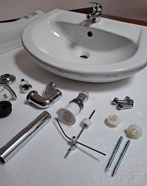Lavabo a Colonna per Bagno completo di accessori