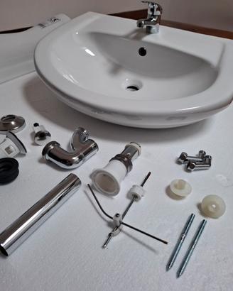 Lavabo a Colonna per Bagno completo di accessori