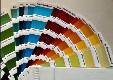 Mazzetta vernici carrozzeria auto camion Mercedes 