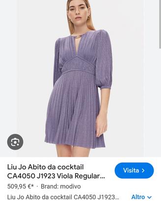 liu jo abito viola tulipan