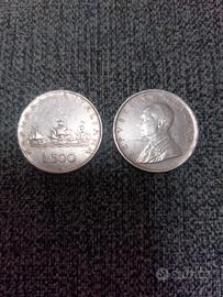 500 lire argento-Guglielmo Marconi+caravelle