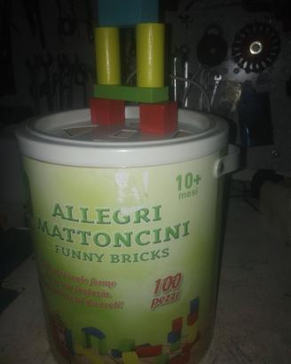 Mattoncini legno