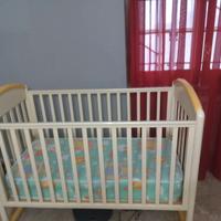 Lettino singolo più fasciatoio