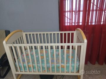 Lettino singolo più fasciatoio