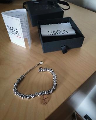 Bracciale donna saga gioielli Quadrifoglio