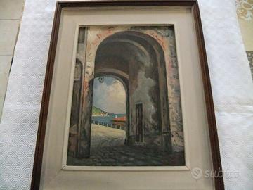 QUADRO PEZZOTTA PIETRO-PITTORE BERGAMASCO