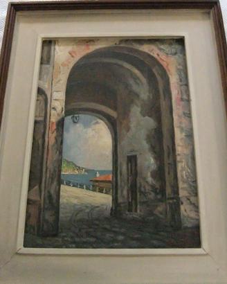 QUADRO PEZZOTTA PIETRO-PITTORE BERGAMASCO