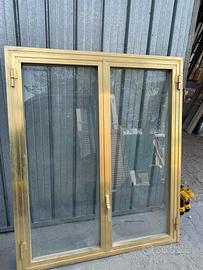 Finestre in all. giallo paglierino- vetro 4 mm