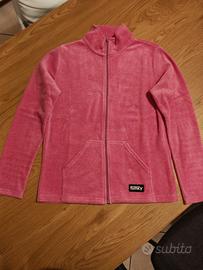 Felpa/pile invernale donna tg.M colore Fucsia.