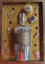 QUADRO VINTAGE CON BOTTIGLIA GIN