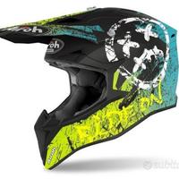 Casco Airoh Wraap Smile Yellow Matt