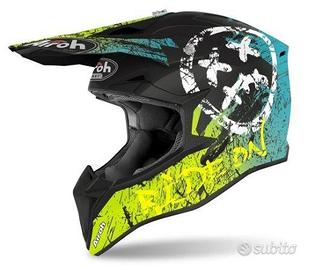 Casco Airoh Wraap Smile Yellow Matt