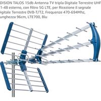 Antenna tv tripla