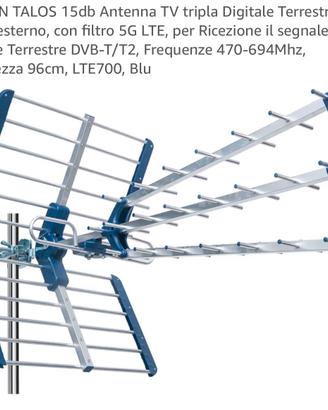 Antenna tv tripla