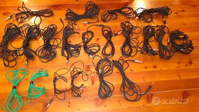 27 cavi audio stereo e mono 