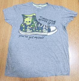 T-shirt "Alcott" Uomo Tg.M grigia Originale