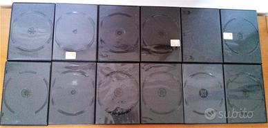 12 custodie vuote per dvd