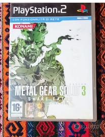 Metal Gear Solid Snake eater PlayStation 2 🇮🇹