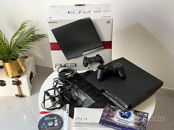 Sony ps3 boxata slim + gioco gran turismo 6