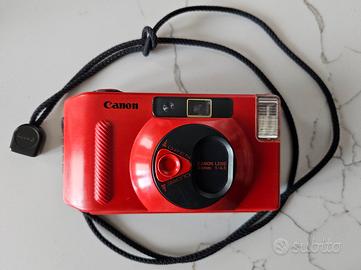 Fotocamera vintage Canon Snappy S - 35mm rossa