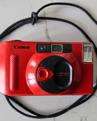 Fotocamera vintage Canon Snappy S - 35mm rossa