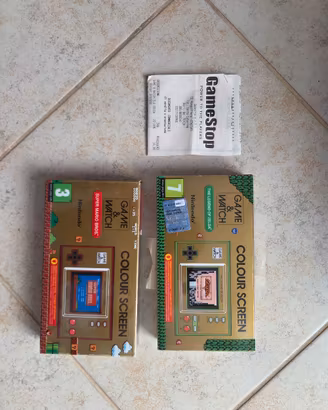 Nintendo Game and Watch Mario e Zelda