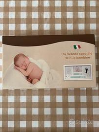 Kit ricordo nascita con foto e impronte