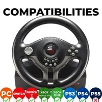 Subsonic Superdrive SV250 - Volante con pedali, Pe