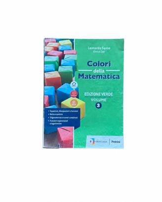 Libro di matematica “Colori della matematica 3”