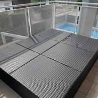 Lettino doppio da giardino