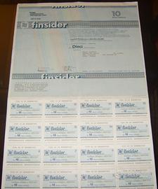 Azioni fuori corso Finsider