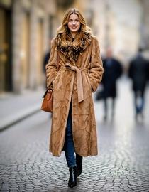 Visone Artigianale Moderno con Collo in Murmasky