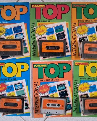 N° 6 riviste " TOP PLAY GAMES" con cassette