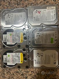 Hard disk da 2 da 1 e da 500 gb