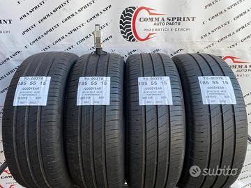 4 pneumatici 185/55 r15 goodyear estive