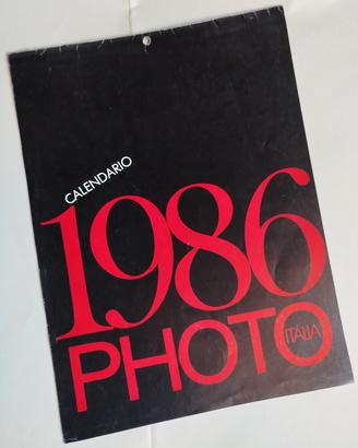 Calendario 1986 di PHOTO Italia