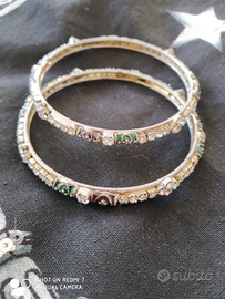 Set di 2 bracciali indiani