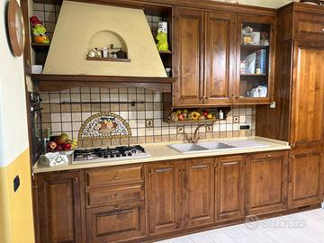 CUCINA COMPLETA LEGNO MASSELLO