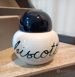 Biscottiera vintage in ceramica Rometti Italy  
