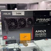 ASUS PRIME AMD RADEON RX 9070 16GB - NUOVA