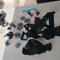 accessori x GoPro , fasce torace, casco, ecc 