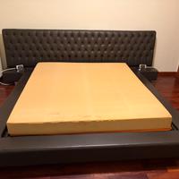 Letto matrimoniale PELLE