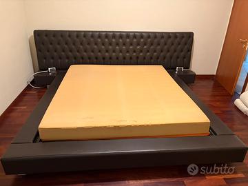 Letto matrimoniale PELLE