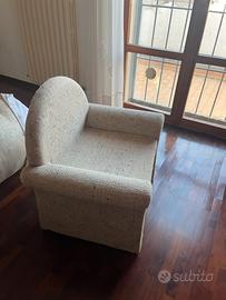 Poltrona da cameretta imbottita comfortevole