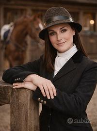 Cappello equitazione inglese vintage 60s