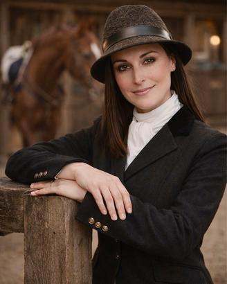 Cappello equitazione inglese vintage 60s