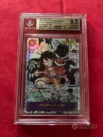 Monkey.D.luffy Manga rare OP09-119 eng BGS 9.5