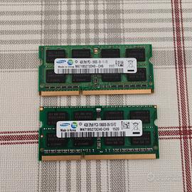 2 RAM da 4gb cad. usata