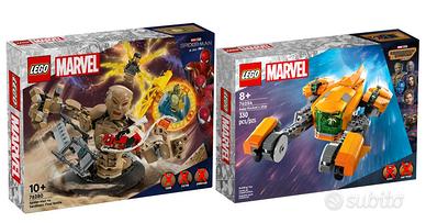 LEGO Marvel 76280 Sandman 76254 Baby Rocket's